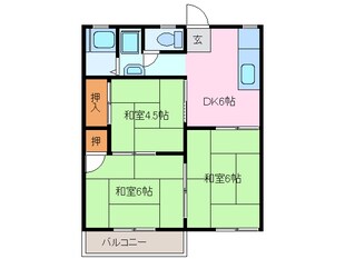 伊勢松本駅 徒歩12分 1階の物件間取画像